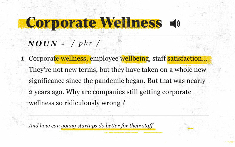 Is corporate wellness still an oxymoron?